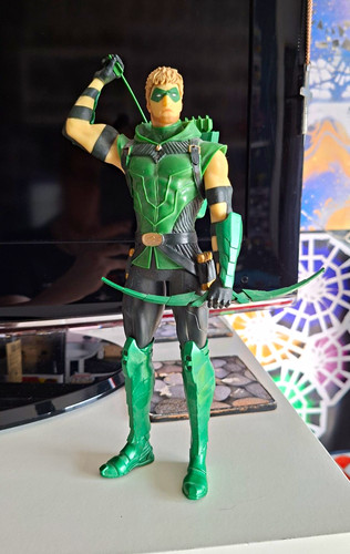 Comics green arrow action - green,