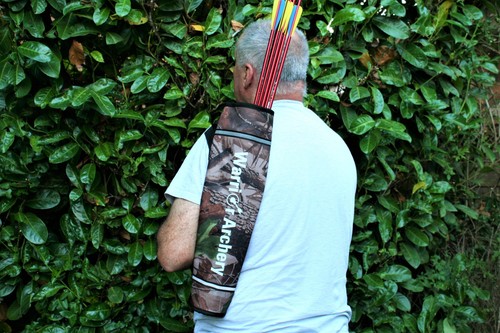 Archery arrow quiver - arrow,