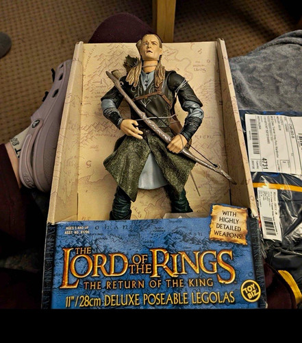 Toybiz legolas 28cm poseable - legolas,