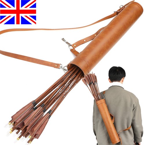 Archery leather arrow - archery, quiver