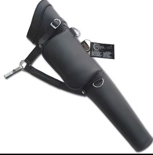 Archery leather quiver - quiver, genuine
